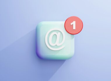a white square with a red circle on top of it